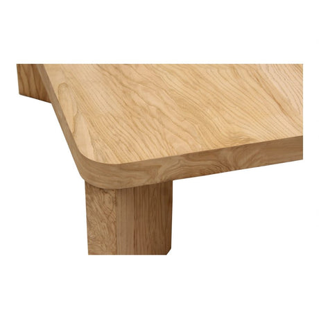 Oregon Square Coffee Table - Blonde by Moe's Home at Eve Furniture