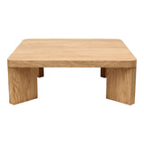 Oregon Square Coffee Table - Blonde by Moe's Home at Eve Furniture
