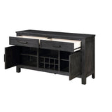 Orem Antique Black Dining Server by Homelegance at Eve Furniture