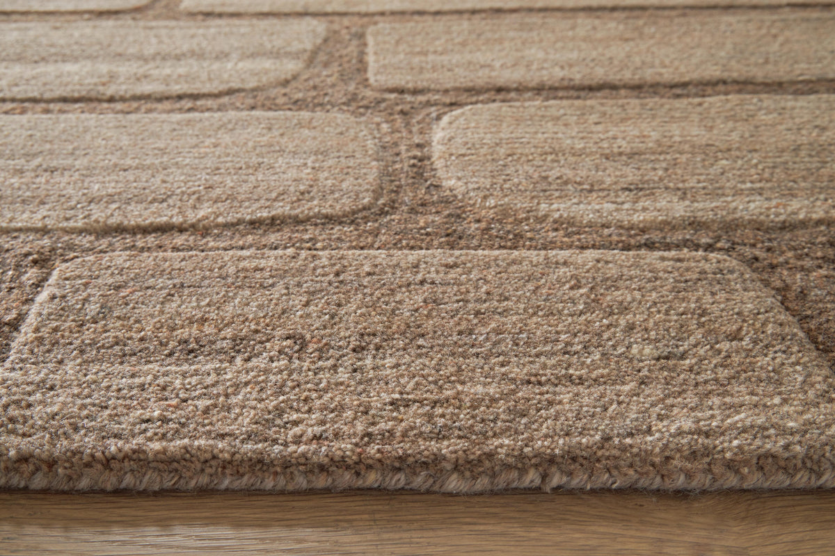 Orest Brown Extra Large Rug by Ashley at Eve Furniture