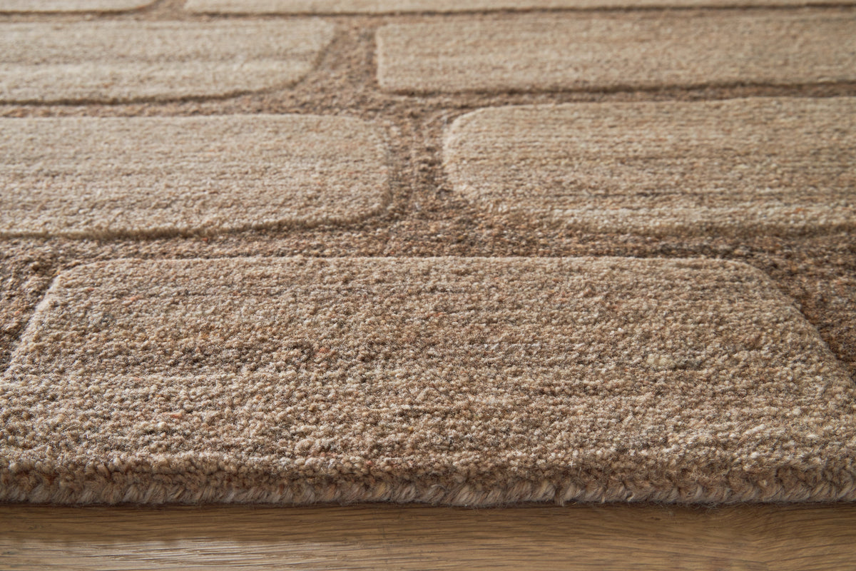Orest Brown Large Rug by Ashley at Eve Furniture