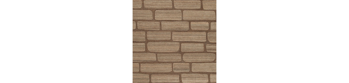 Orest Brown Large Rug by Ashley at Eve Furniture