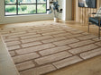 Orest Brown Large Rug by Ashley at Eve Furniture
