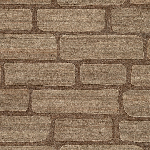 Orest Brown Medium Rug by Ashley at Eve Furniture