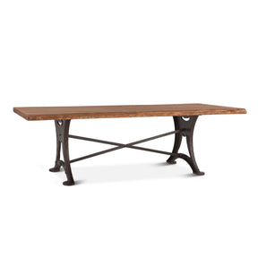 Organic Forge 106" Dining Table in Raw Walnut by Home Trends & Design at Eve Furniture
