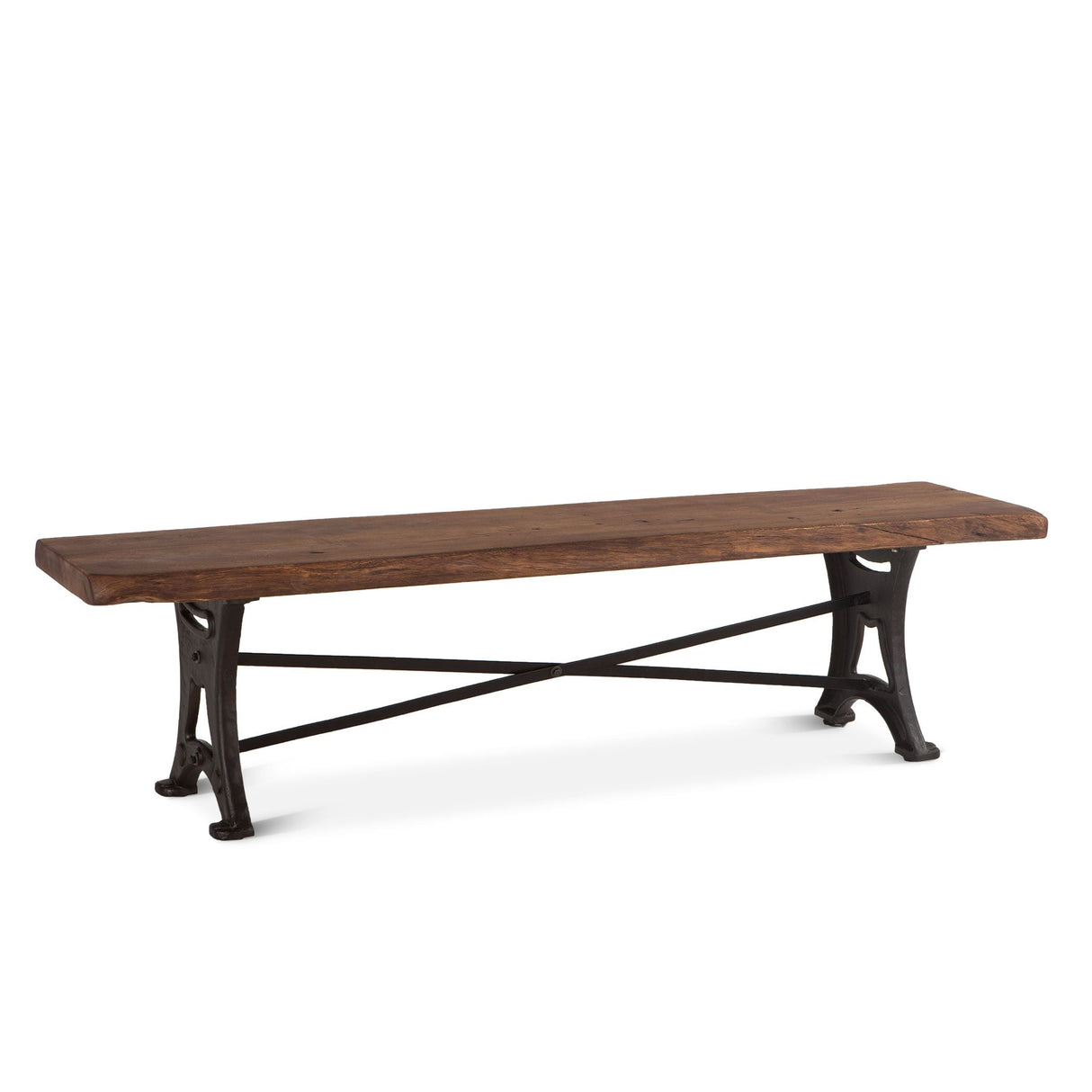 Organic Forge 70" Bench in Raw Walnut by Home Trends & Design at Eve Furniture