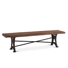 Organic Forge 70" Bench in Raw Walnut by Home Trends & Design at Eve Furniture