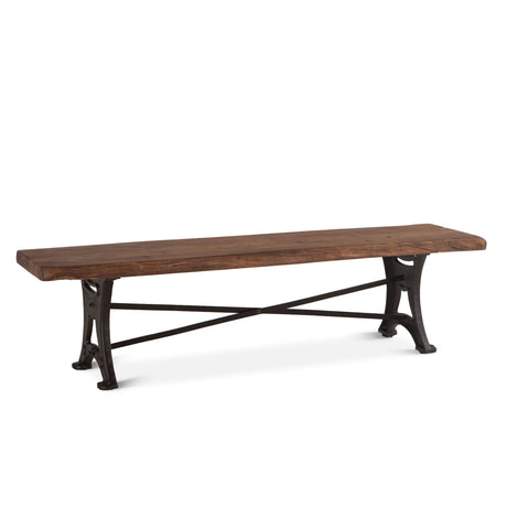 Organic Forge 70" Bench in Raw Walnut by Home Trends & Design at Eve Furniture