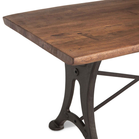 Organic Forge 72" Dining Table in Raw Walnut by Home Trends & Design at Eve Furniture