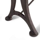 Organic Forge 72" Gathering Table in Raw Walnut by Home Trends & Design at Eve Furniture
