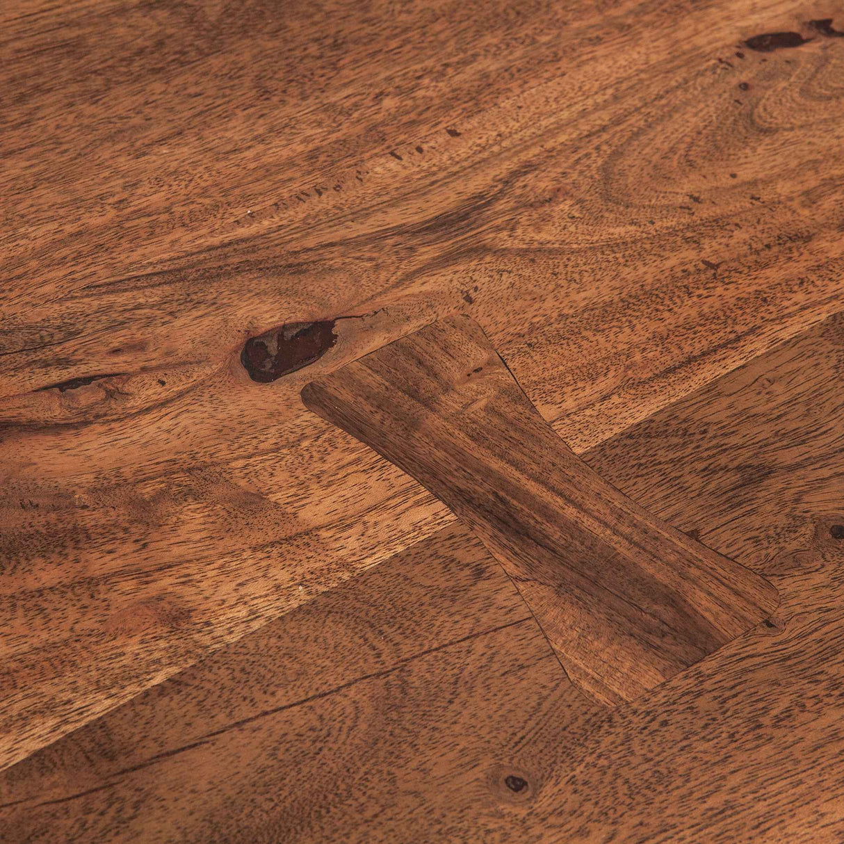 Organic Forge 72" Gathering Table in Raw Walnut by Home Trends & Design at Eve Furniture