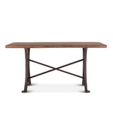 Organic Forge 72" Gathering Table in Raw Walnut