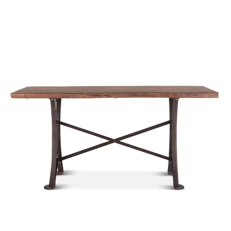 Organic Forge 72" Gathering Table in Raw Walnut by Home Trends & Design at Eve Furniture