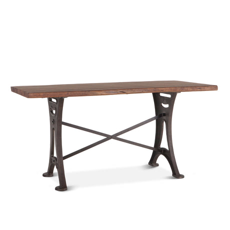 Organic Forge 72" Gathering Table in Raw Walnut by Home Trends & Design at Eve Furniture