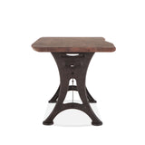 Organic Forge 72" Gathering Table in Raw Walnut