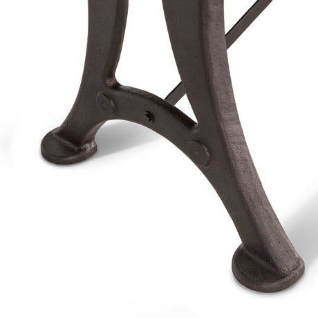 Organic Forge 72" Gathering Table in Raw Walnut by Home Trends & Design at Eve Furniture