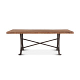 Organic Forge 80" Dining Table in Raw Walnut by Home Trends & Design at Eve Furniture