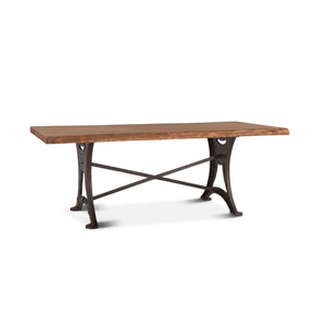 Organic Forge 80" Dining Table in Raw Walnut by Home Trends & Design at Eve Furniture