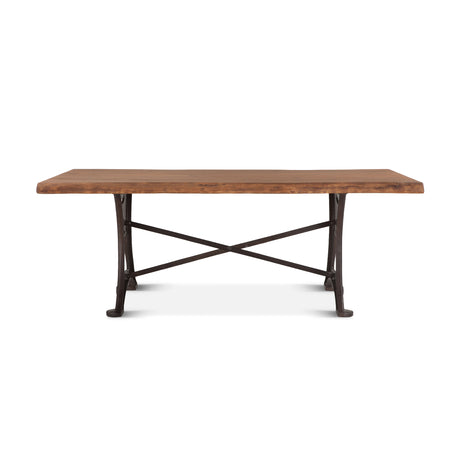Organic Forge 80" Dining Table in Raw Walnut by Home Trends & Design at Eve Furniture