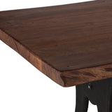 Organic Forge 80" Dining Table in Raw Walnut by Home Trends & Design at Eve Furniture