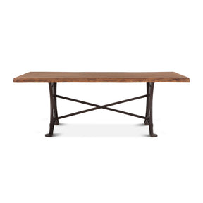 Organic Forge 94" Dining Table in Raw Walnut by Home Trends & Design at Eve Furniture