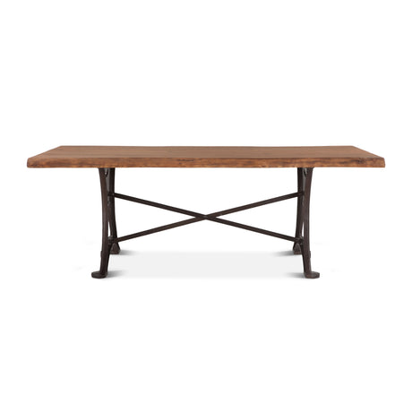Organic Forge 94" Dining Table in Raw Walnut by Home Trends & Design at Eve Furniture
