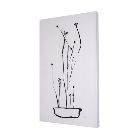 Organic Line Drawing I by Mercana Studio a Hand Embellished Textured Canvas by Mercana at Eve Furniture
