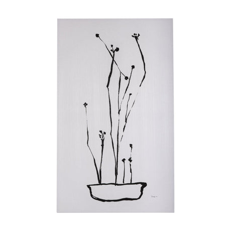 Organic Line Drawing I by Mercana Studio a Hand Embellished Textured Canvas by Mercana at Eve Furniture