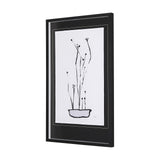 Organic Line Drawing I by Mercana Studio Hand Embellished Framed Art Print Matted under Glass by Mercana at Eve Furniture