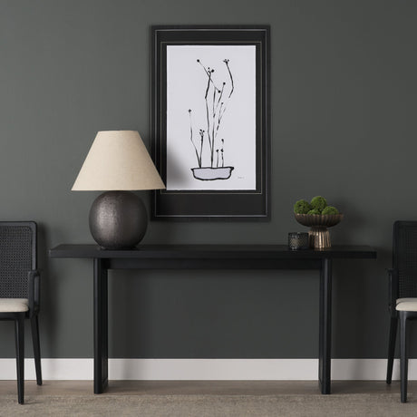 Organic Line Drawing I by Mercana Studio Hand Embellished Framed Art Print Matted under Glass by Mercana at Eve Furniture