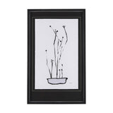 Organic Line Drawing I by Mercana Studio Hand Embellished Framed Art Print Matted under Glass by Mercana at Eve Furniture