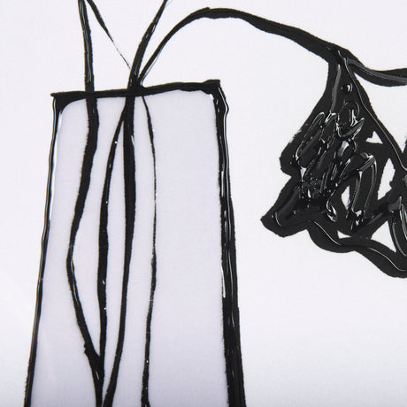 Organic Line Drawing II by Mercana Studio Hand Embellished Framed Art Print Matted under Glass by Mercana at Eve Furniture