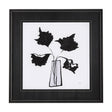 Organic Line Drawing II by Mercana Studio Hand Embellished Framed Art Print Matted under Glass by Mercana at Eve Furniture