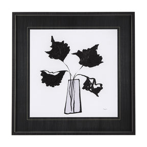 Organic Line Drawing II by Mercana Studio Hand Embellished Framed Art Print Matted under Glass by Mercana at Eve Furniture