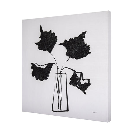 Organic Line DrawingII by Mercana Studio a Hand Embellished Textured Canvas by Mercana at Eve Furniture