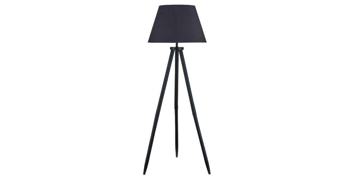 Orhan Black Floor Lamp by Ashley at Eve Furniture