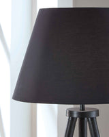 Orhan Black Floor Lamp by Ashley at Eve Furniture