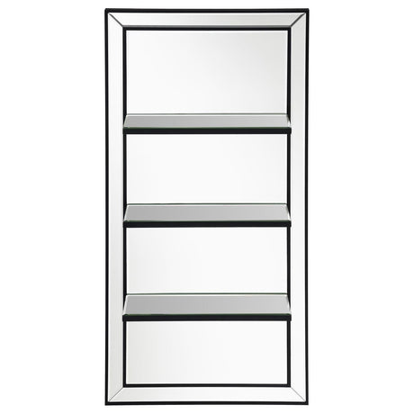Oriel 3-Shelf Rectangle Wall Mirror by Coaster at Eve Furniture