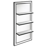Oriel 3-Shelf Rectangle Wall Mirror by Coaster at Eve Furniture