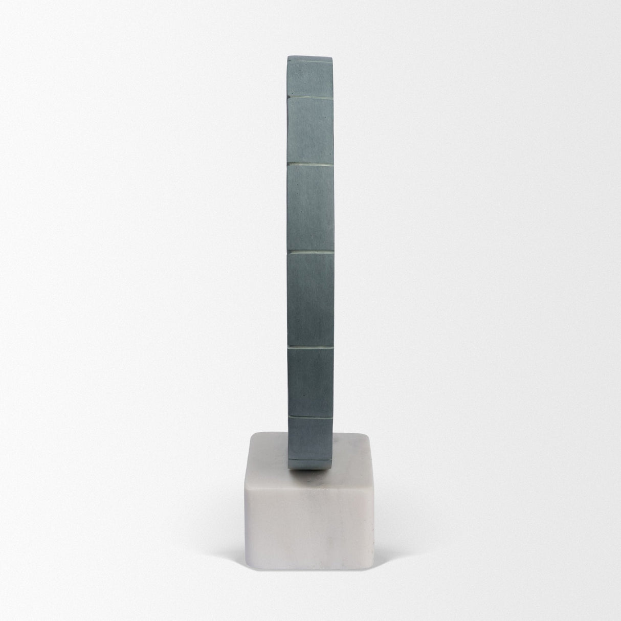 Orin Gray Marble Round Disc Decorative Object by Mercana at Eve Furniture