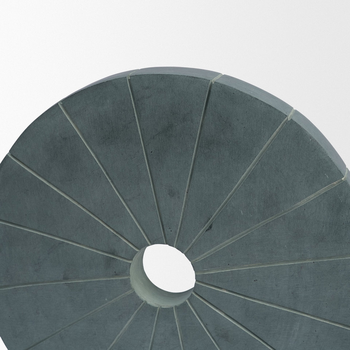 Orin Gray Marble Round Disc Decorative Object by Mercana at Eve Furniture