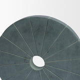 Orin Gray Marble Round Disc Decorative Object by Mercana at Eve Furniture