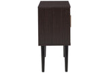 Orinfield Dark Brown Accent Cabinet by Ashley at Eve Furniture