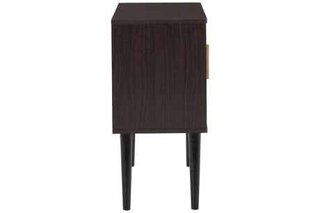 Orinfield Dark Brown Accent Cabinet by Ashley at Eve Furniture