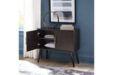 Orinfield Dark Brown Accent Cabinet by Ashley at Eve Furniture