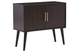 Orinfield Dark Brown Accent Cabinet by Ashley at Eve Furniture