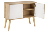 Orinfield Natural/White Accent Cabinet by Ashley at Eve Furniture