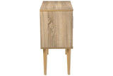 Orinfield Natural/White Accent Cabinet by Ashley at Eve Furniture