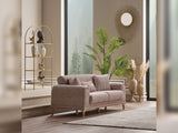 Orion 3-pieces (Sofa & Loveseat & Chair) Livingroom Set in Cream by Furnia at Eve Furniture