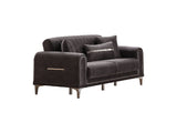 Orion 3-pieces (Sofa & Loveseat & Chair) Livingroom Set in Grey by Furnia at Eve Furniture